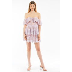 Elisabetta Franchi Light Blue Polyamide Casual Dress