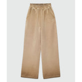 MSGM Beige Cotton Casual Pants