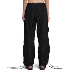 MSGM Black Polyester Cargo Pants