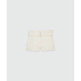 MSGM White Viscose Short And Mini Shorts