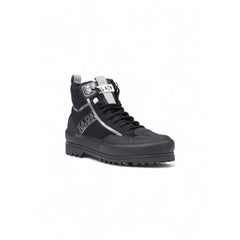 Superga Black Fabric Athletic Sneakers