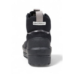 Superga Black Fabric Athletic Sneakers