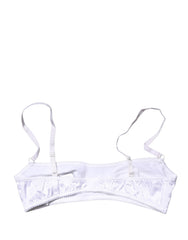 Dolce & Gabbana White Semi-Pad Underwire Balconette Bra Underwear