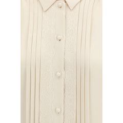 Valentino Garavani Beige Silk Shirt