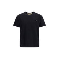 Valentino Garavani Black Cotton T-Shirt