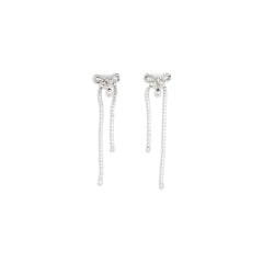 Self-Portrait Silver Brass Earrings