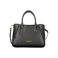 Mario Valentino Nero Poliuretano Women's Bag with Adjustable Shoulder Strap