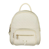 Mario Valentino Beige Polyurethane Women's Backpack