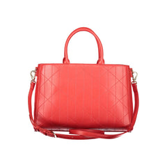 Mario Valentino Rosso Polyurethane Women's Bag