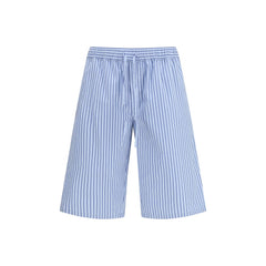 Dolce & Gabbana Blue Cotton Bermuda Shorts