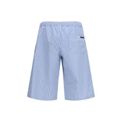 Dolce & Gabbana Blue Cotton Bermuda Shorts