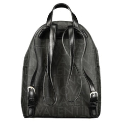 Mario Valentino Black Polyurethane Womens Backpack