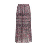 Isabel Marant Étoile Purple Cotton Long Skirt
