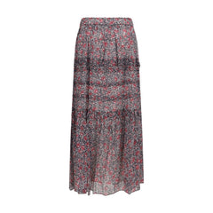Isabel Marant Étoile Purple Cotton Long Skirt