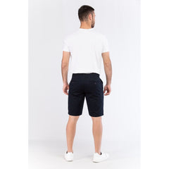 Champion Blue Cotton Bermuda Shorts