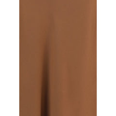 Brunello Cucinelli Brown Acetate Midi Skirt