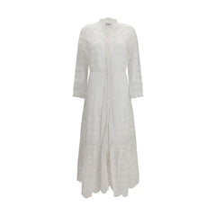 Isabel Marant Étoile White Cotton Casual Dress