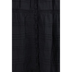 Isabel Marant Étoile Black Cotton Casual Dress