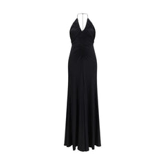 Self-Portrait Black Viscose Cocktail Dress