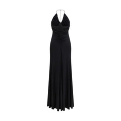 Self-Portrait Black Viscose Cocktail Dress