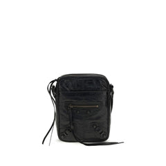 Balenciaga Black Lamb Ovis Aries Aries Shoulder Bag