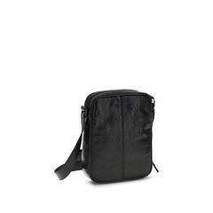Balenciaga Black Lamb Ovis Aries Aries Shoulder Bag