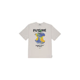 MSGM Beige Cotton T-Shirt