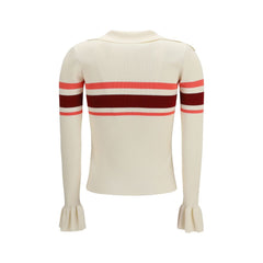 Self-Portrait Beige Viscose Blouse