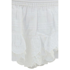 Isabel Marant Étoile White Cotton Bermuda Shorts