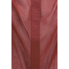 The Andamane Bordeaux Cotton Shirt