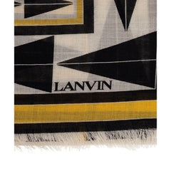 Lanvin Bicolor Wool Scarf