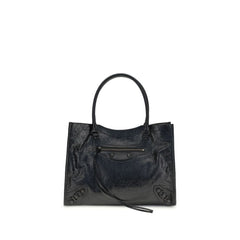 Balenciaga Black Lamb Ovis Aries Aries Shoulder Bag