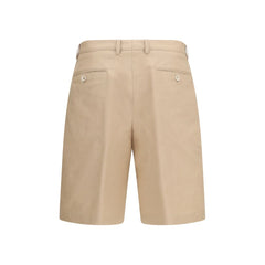 Brunello Cucinelli Beige Cotton Bermuda Shorts
