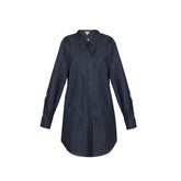 Loewe Blue Cotton Casual Dress