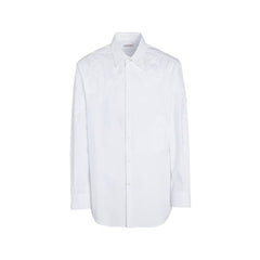 Valentino Garavani White Cotton Dress Shirt