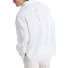 Valentino White Cotton Dress Shirt