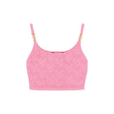 Versace Veelkleurige Elastaan Tanktops