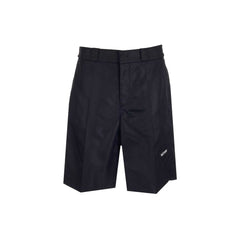 Valentino Garavani Black Nylon Bermuda Shorts