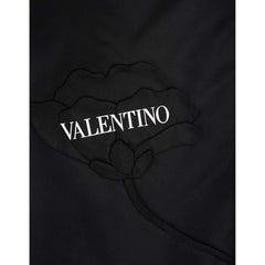Valentino Garavani Black Nylon Bermuda Shorts