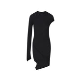 Balenciaga Zwarte polyester casual jurk