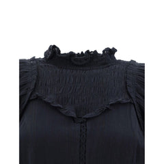 Isabel Marant Étoile Black Cotton Casual Dress