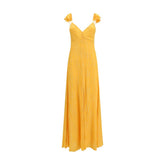Forte_Forte Orange Viscose Casual Dress
