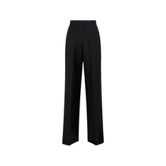 Prada Black Mohair Casual Pants