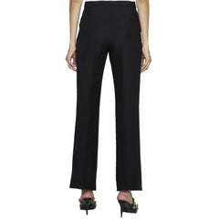 Valentino Garavani Black Silk Flared Pants