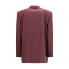 Saint Laurent Purple Silk Blazer