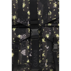 Ganni Multicolor Recycled Polyamide Backpack