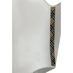 Burberry White Polyamide One-Piece Swimsuit
