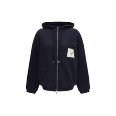Jacquemus Blue Cotton Sweatshirt