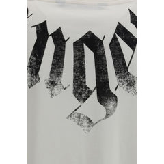 Palm Angels White Cotton T-Shirt