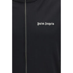 Palm Angels Black Polyester Shell Jacket